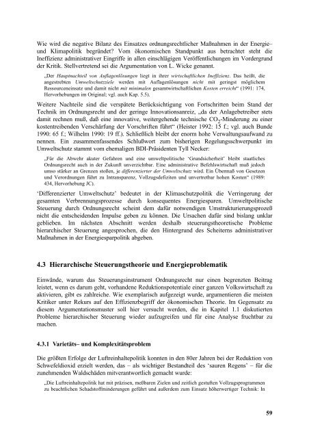 Projekt Ökosteuer - Lehrstuhl Sozialwissenschaftliche Umweltfragen