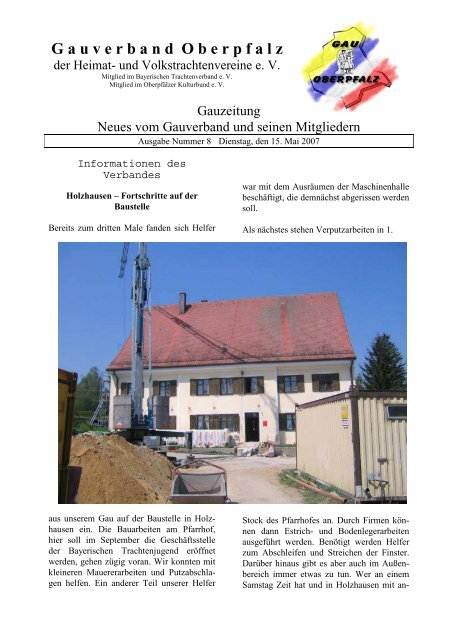 D´ J ugendsait `n - Gau-Oberpfalz