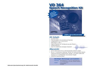 VD 364 Schnellstart Anleitung - Das Labor