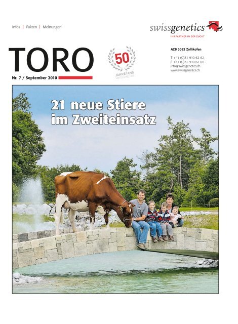 TORO 07/10 als PDF - Swissgenetics