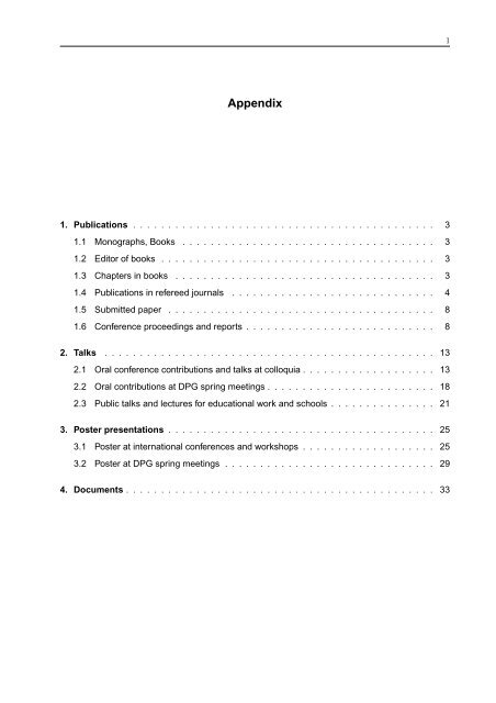 Appendix - Max-Planck-Institut für Physik komplexer Systeme