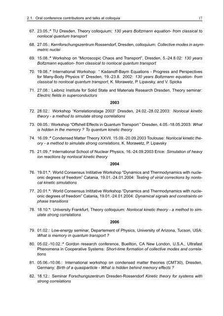 Appendix - Max-Planck-Institut für Physik komplexer Systeme