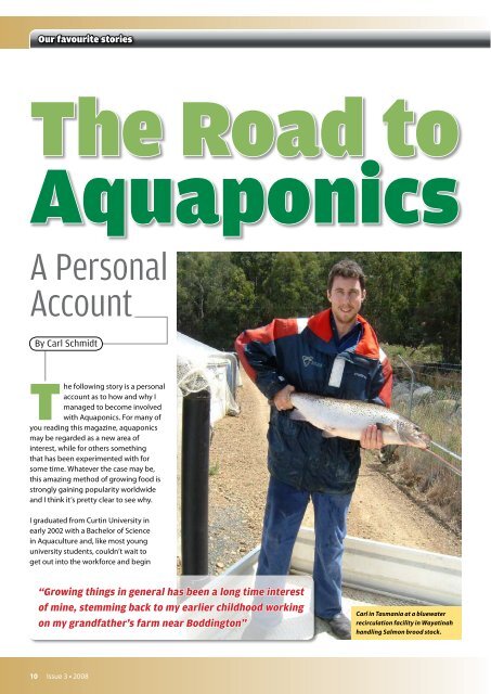 Keeping Trout - Backyard Magazines