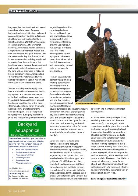 Keeping Trout - Backyard Magazines