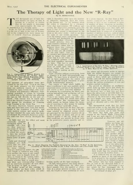 The Electrical experimenter