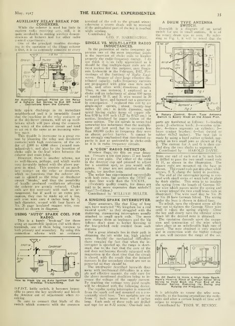 The Electrical experimenter