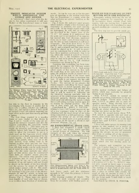 The Electrical experimenter