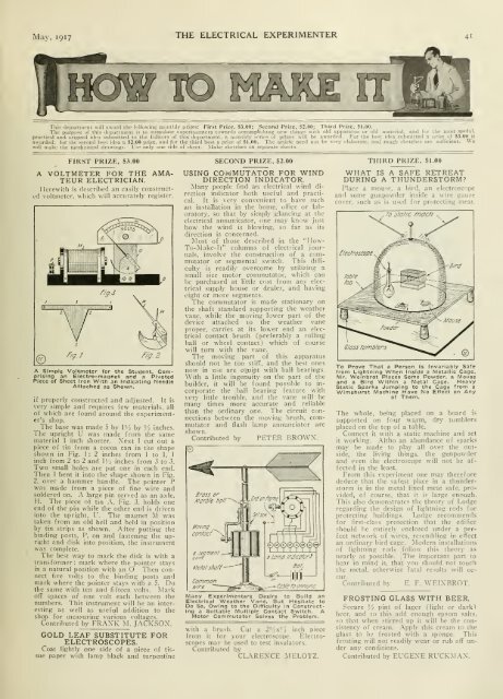 The Electrical experimenter