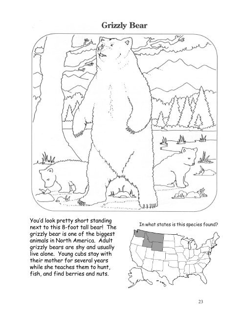 Endangered Species Coloring Book - US Environmental Protection ...