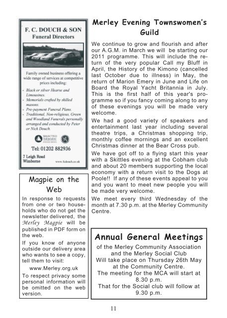 2011 spring web version - Merley Community Centre