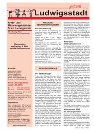 Mitteilungsblatt Aktuelle Ausgabe - Ludwigsstadt