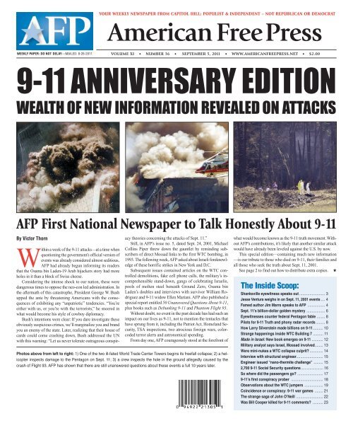 Tenth Anniversary Issue.pdf - American Free Press