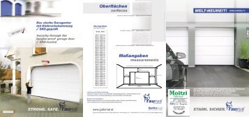 Prospekt Guttomat Taurus Sicherheitstor - Moitzi Torprofi GmbH