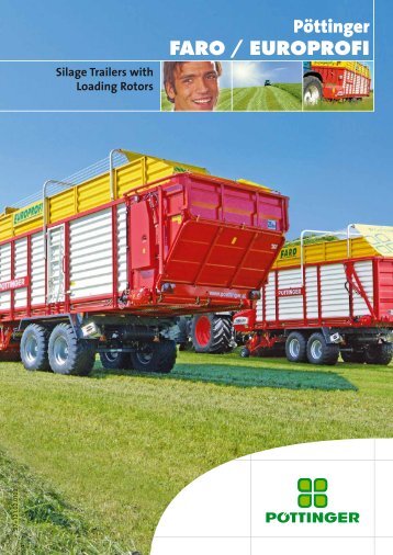 FARO / EUROPROFI silage trailers - Alois Pöttinger Maschinenfabrik ...