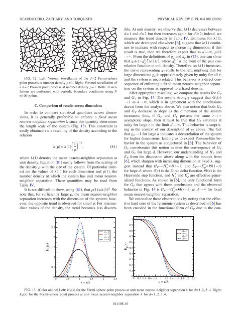 Statistical properties of determinantal point processes in high ...