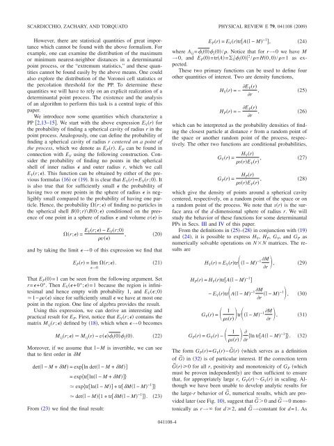 Statistical properties of determinantal point processes in high ...