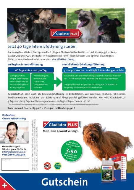 Hund - Arthritis und Arthrose - GladiatorPLUS