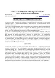 CONVITTO NAZIONALE “TORQUATO TASSO” - Convitto Salerno