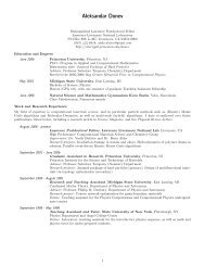 Aleksandar Donev - Complex Materials Theory Group - Princeton ...