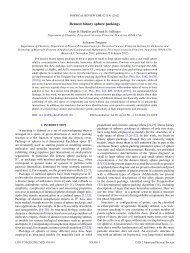 Densest binary sphere packings - Complex Materials Theory Group ...