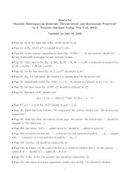 Random Heterogeneous Materials: Microstructure and Macroscopic ...