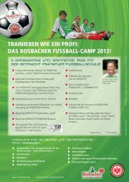 TRAINIEREN WIE EIN PROFI: DAS ROSBACHER FUSSBALL ...