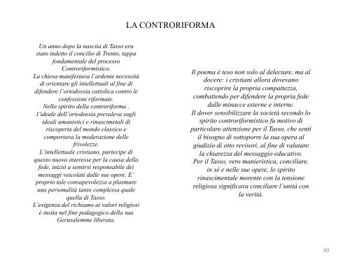 La vita e la personalità di Torquato Tasso si riassumono nella sua ...