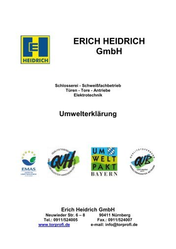 Download als PDF - Erich Heidrich GmbH