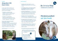 PferdeGesundheit auf den Punkt - Dr. Christian Torp