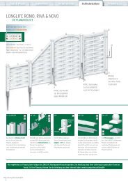 Longlife Romo, Riva & Novo Planungshilfe