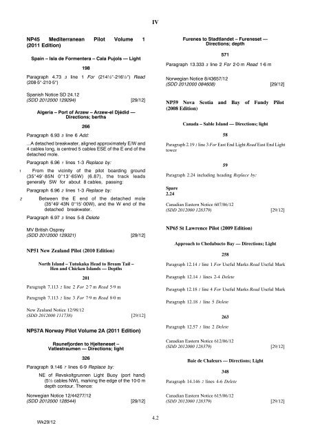 Admiralty Sailing Directions - Tyneside