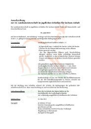 Ausschreibung Landesmeisterschaft Jagdliches Schießen 2013