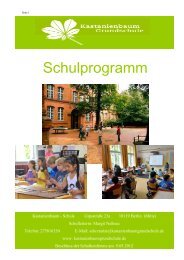 Schulprogramm - Kastanienbaum-Grundschule