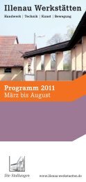 Programm 2011 - Illenau-Werkstätten