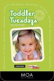 Toddler Tuesdays Toddler Tuesdays - Mall of America