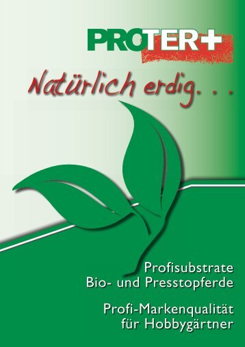 Profisubstrate Bio- und Presstopferde Profi ... - PROTER