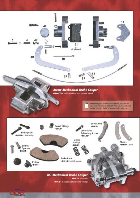 Drew Price Engineering's Karting Products Catalogue 2nd Edition