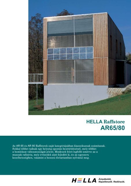 HELLA Raffstore AR65/80