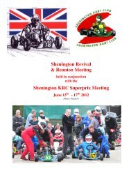 Shenington Revival - Shenington Kart Racing Club