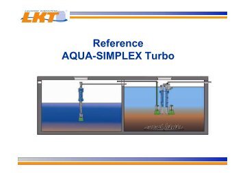 Reference AQUA-SIMPLEX Turbo - LKT - Lausitzer  Klärtechnik