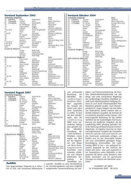 Eildienst 09/07 - Landkreistag NRW