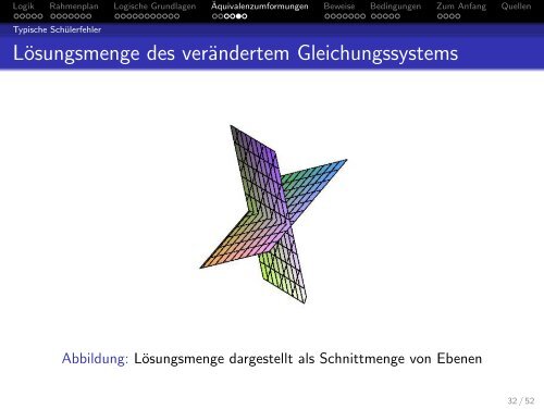 Logische Grundlagen des Mathematikunterrichts - Mathematik und ...