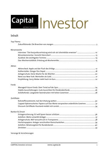 CAPITAL Investor 07/2010