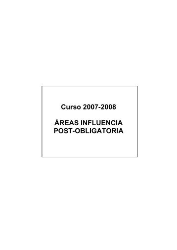 Áreas de Influencia de Bachilleratos - CEP de Alcalá de Guadaíra ...