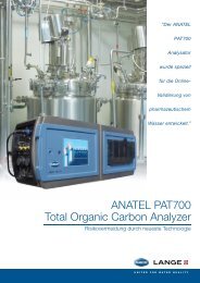 ANATEL PAT700 Total Organic Carbon Analyzer