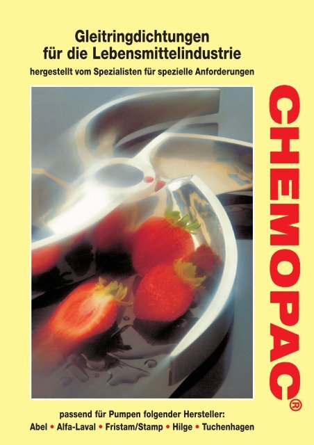 Chemopac GLRD Lebensmittelindustrie