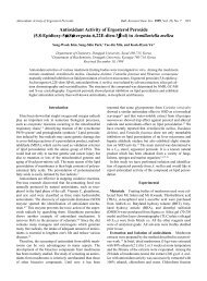 Antioxidant Activity of Ergosterol Peroxide (5,8 ... - EaseChem.com