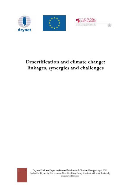 090827_Position Paper TOC Desertification and climate ... - Ecoport