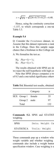 Applied Statistics Using SPSS, STATISTICA, MATLAB and R