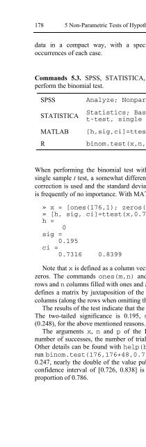 Applied Statistics Using SPSS, STATISTICA, MATLAB and R